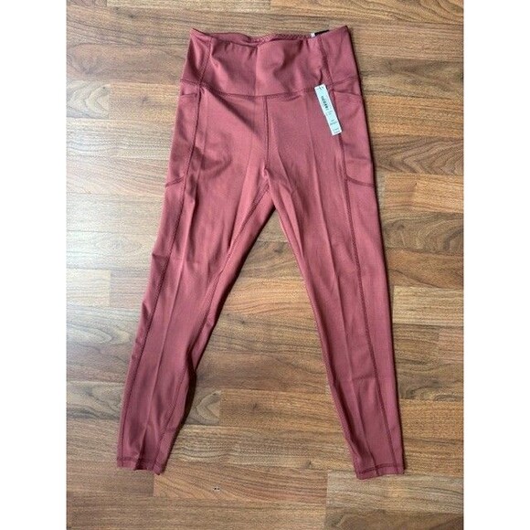 VSX Essential High-Rise Pocket Legging 25” MED Russet Pink Victoria's Secret NWT - Picture 3 of 10